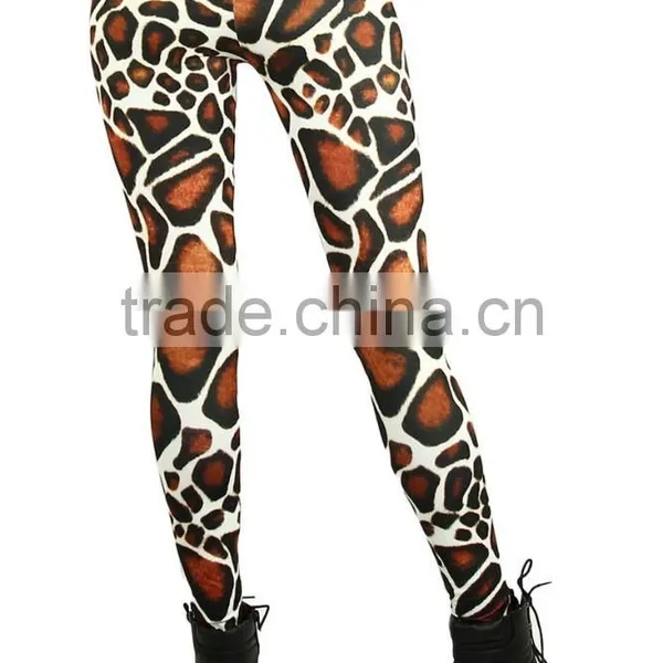 MGOO Custom Made Sublimation Print Leggings For Ladies Sportwear Yoga Leggings High Waist Polyester Spandex photo-6