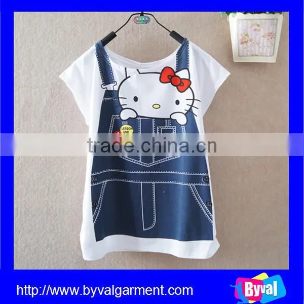 OEM Top High Quality Short Sleeve Blend Color Cotton Body Fit t Shirt Women photo-3