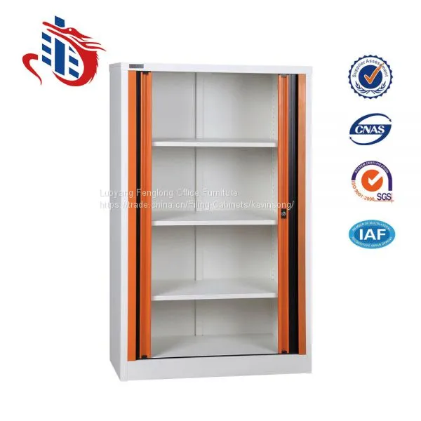 Hot Sale Roller Shutter Door Metal Cupboard Display Cabinet photo-3