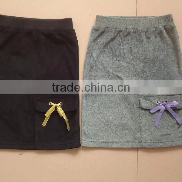 Girls Winter Velour Skirts Dresses
