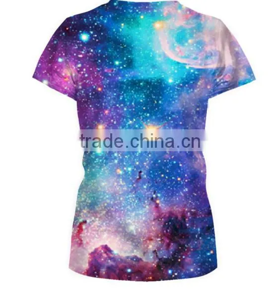 Colorful Shirt Womens Digital Print T-shirt 3d Printing T-shirt photo-3