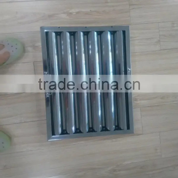 Kitchen Hood Stainless Steel Baffle Filter/electrostatic Chimney Filter photo-2