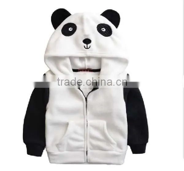 Winter Fleece Hooded Baby Romper With Zipper photo-2
