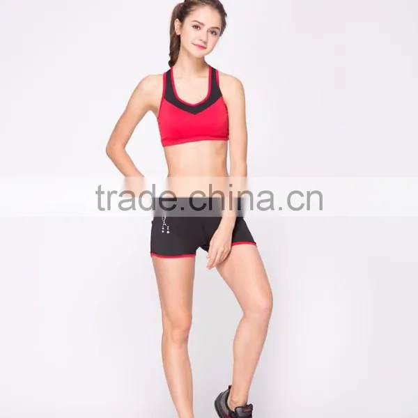 Gym Clothing Women Color Block Dance Short Gym Short photo-4