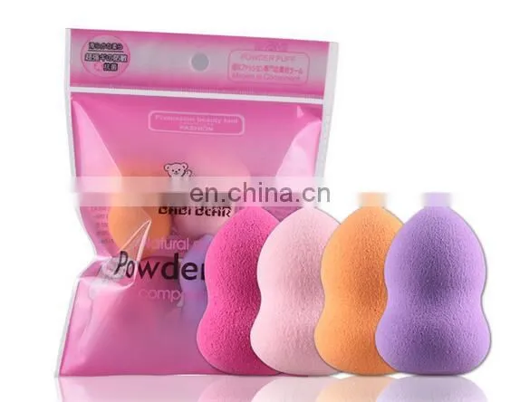 4PCS Makeup Sponge Puff Powder Wet And Dry Puff Smooth Make Up Cosmetic Sponges