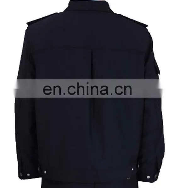 High Quality Black Color Security Guard Uniform/ Customize Guard Staff Uniform photo-4
