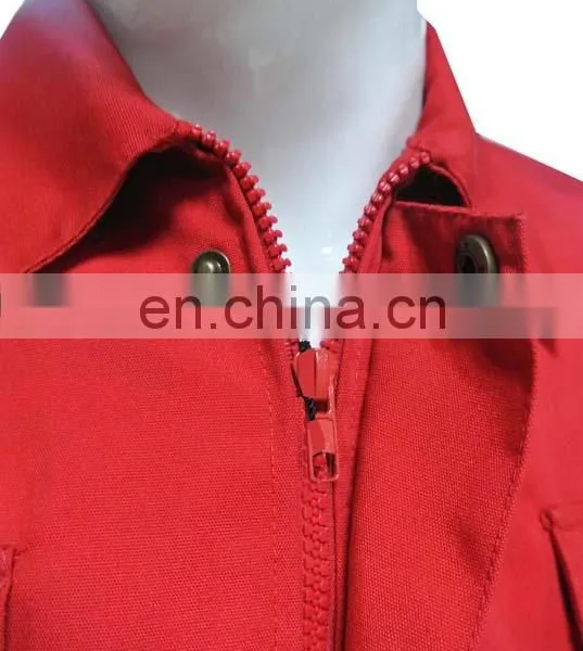 Hot Selling Red Color Labor Uniform Workwear Industrial Uniform of 100% Cotton/CVC/TC photo-4