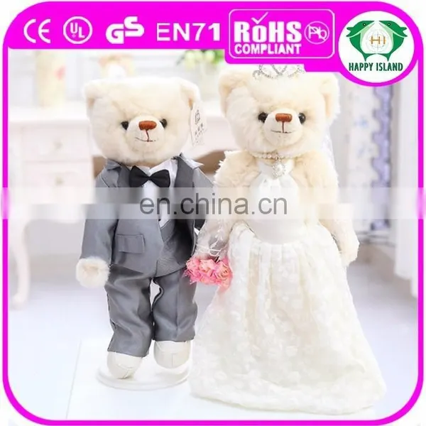 HI CE Sweety Couple Teddy Bear Wedding for Valentine Gifts photo-4