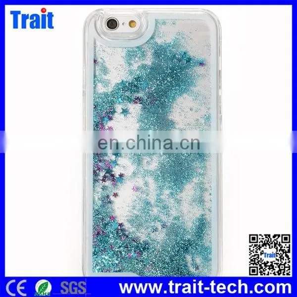 Dynamic Glitter Quicksand Stars Liquid PC Back Case for IPhone 6 photo-2