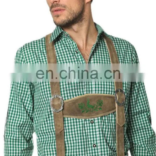 German Outfit Trachten Wears / Oktoberfest Lederhosen / Kurze Lederhose / Bavarian Shorts / Leather Pants (bavarian Lederhosen) photo-4