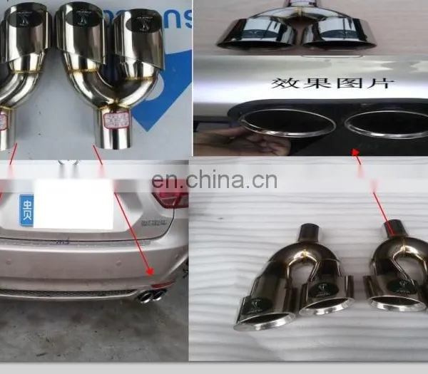Stainless Steel Brushed Finish Dual Exhaust Tips photo-4
