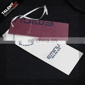 Custom Private Design Brand Printing Paper Hang Tag for Clothing photo-4