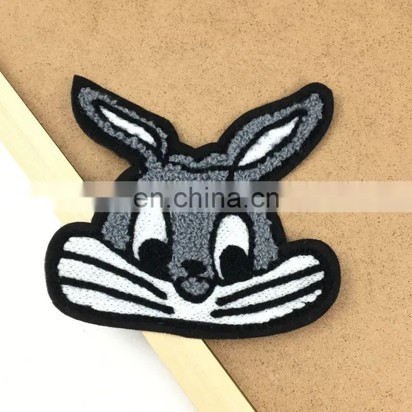 Chenille Patches for Clothing With Laser-cut Border Heat Seal Backing Excellent Quality photo-3