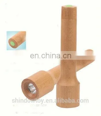 Hotsale High Quality Wooden LED Torch