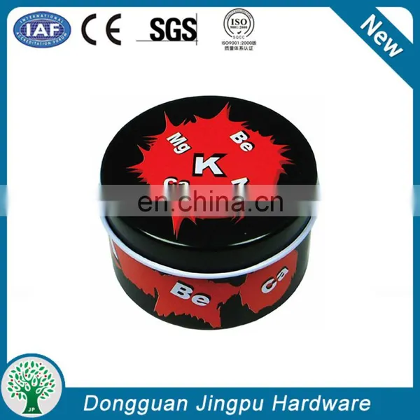 Fancy Small Round Metal Lipstick Lip Balm Tin Box photo-4
