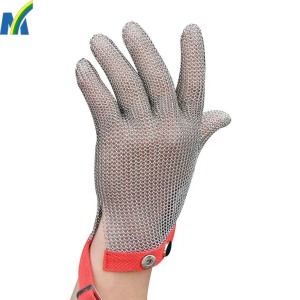 Best Cut Resistant Stainless Steel Metal Mesh Working Safety Gloves photo-3