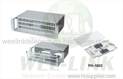 Sliding Without Guiding Rail Rack Mounted Fiber Optic Patch Panel 24 Port ODF