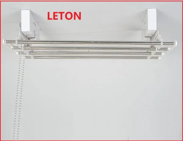 Balcony Wall Mounted Manual Clothes Hanger for Home Use photo-3