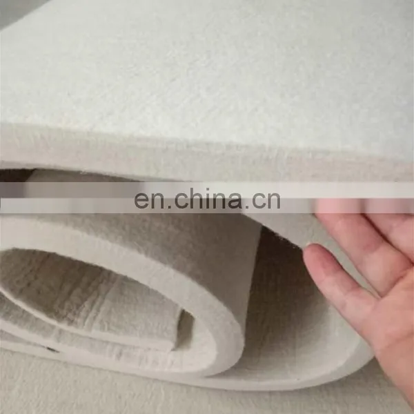 Soft and Hardness 10mm 100% Thick White Sheep Wool Felt photo-5