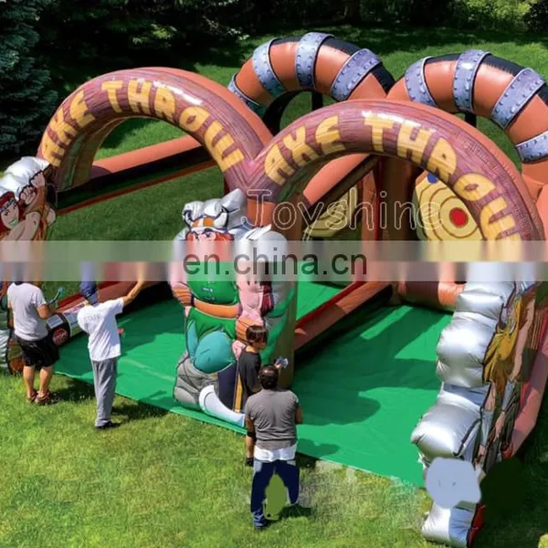 Competition Axe Throw Toss Game Indoor Outdoor Inflatable Viking Axe Throwing For Kids Adults photo-4