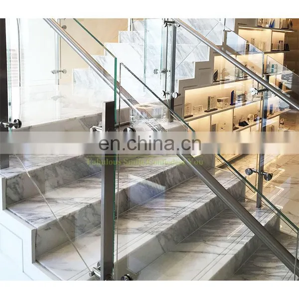 Foshan Factory Terrace Glass Balustrade Stainless Steel 304 316 Balcony Glass Railing Post Prices photo-6
