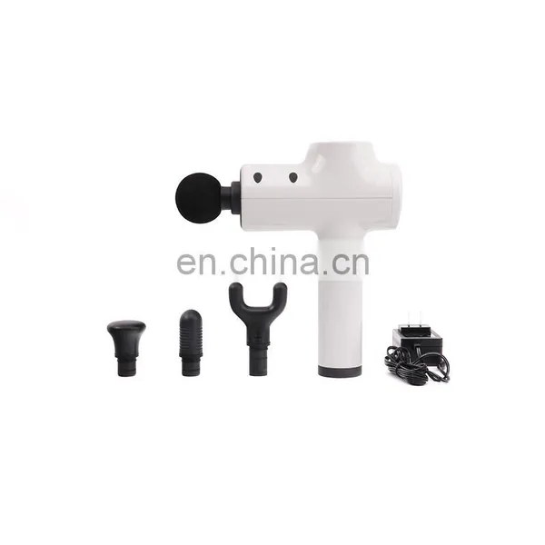 Free Massage Heads 26V Quiet Water-Proof Easy Handle Chinese Cordless Muscle Massager Massage Gun photo-3