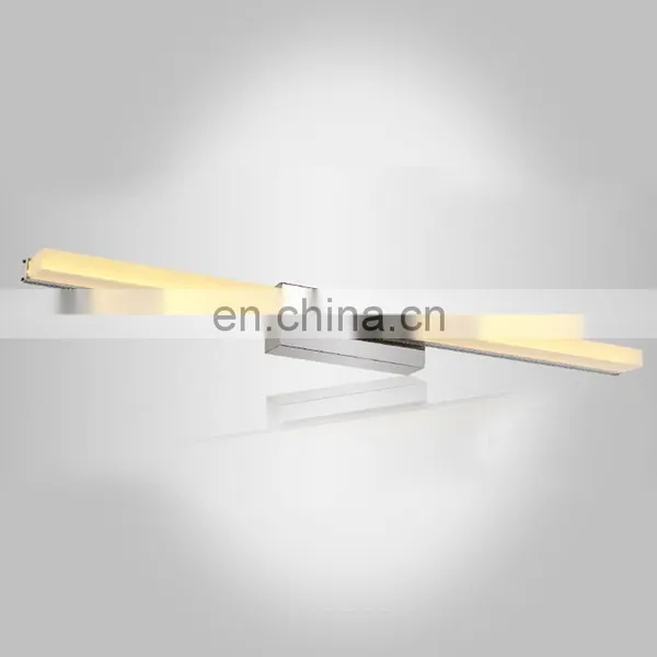 Modern Mirror Light Fashion Hotel Bathroom LED Wall Lamp Stainless Steel Lights photo-3