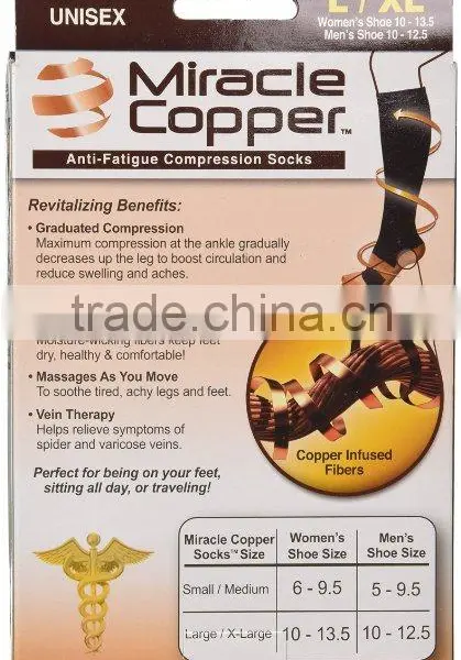 Miracle Copper Anti-Fatigue Compression Socks (Large/Extra Large) Miracle Copper Socks photo-4