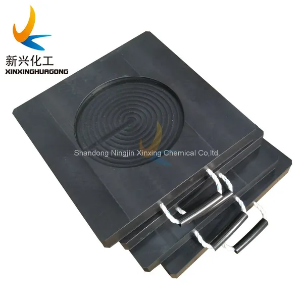 Base Block Crane Foot Pad With Machined Logo and Rough Anti-slip Surface photo-5