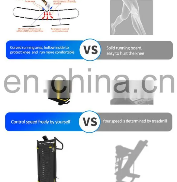 Curved Treadmill & Air Runner Home Use Manual Running Machine Fitness From China Home Fitness Treadmill for Running and Walking photo-5