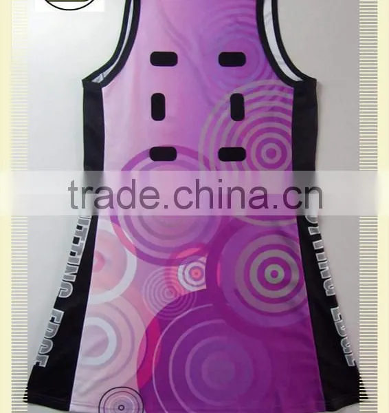 OEM Digital Sublimated Colorful Netball Dress photo-2