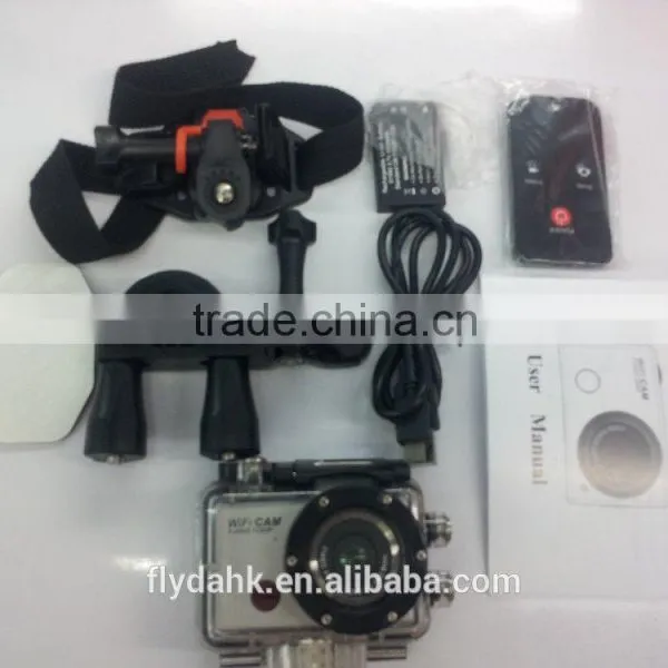 30m Waterproof 1080p Underwater Action Camera Wifi Sports DV F21 With Remote Control Sport Dv. photo-6