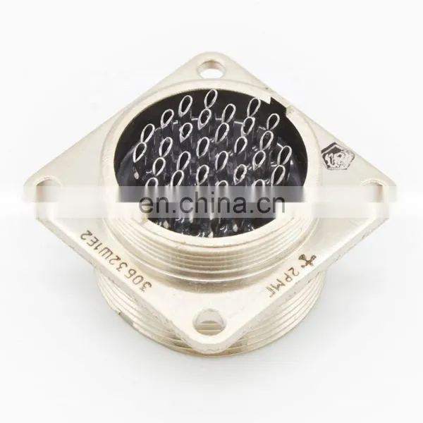 Cylinder Shaped Russian DC / AC Power Connectors Block Type Plug photo-2