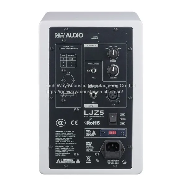 Hot Sale Whosaler LJZ 5.1 Inch Hi-Fi Active Studio Monitor Speaker to Order photo-3