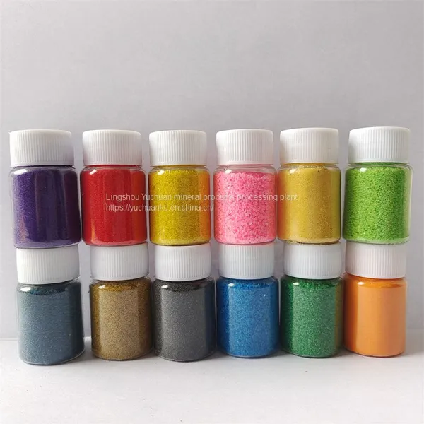 12 Color Sand Painting Sintered Colored Sand 10 g Pack photo-3