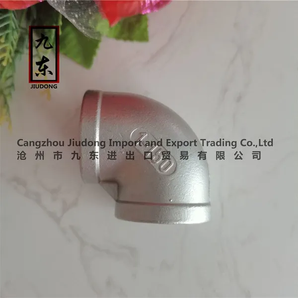 Elbow Stainless Steel Thread Pipe 304 316 Fittings photo-2