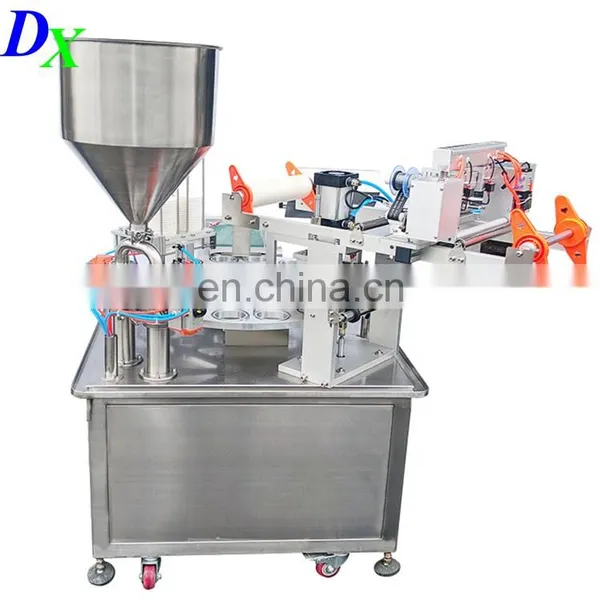 Fully Automatic Rotary Cup Type for Juice Water Liquid Beverage Tea Milk Filling Sealing Machine photo-4