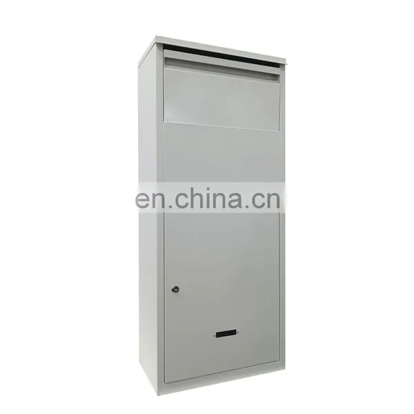 Product Factory Large Metal Apartment Waterproof Free Standing Standing Box With Security Lock Door Drop Box photo-2