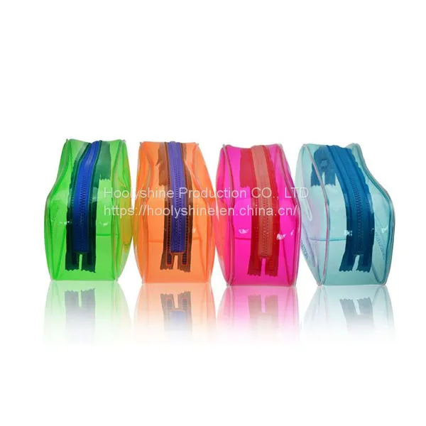 Troiletry Bag Fashionable PVC Cosmetic Bag Clear Zipper Cosmetic Bag Make up Bag
