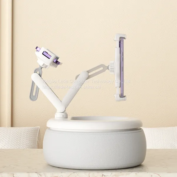 Manufacturer Supply New Arrival Adjustable Mobile Phone Holder Pillow Tablet Stands With Snacks Box photo-4