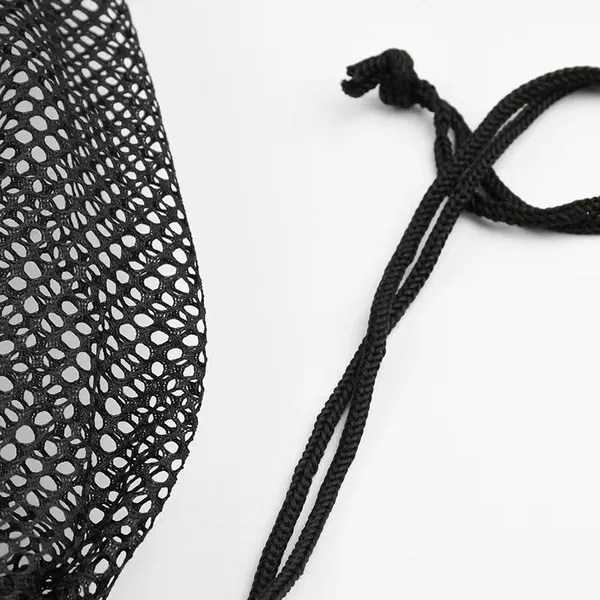 Adjustable Drawstring Mesh Bag Washable Mesh Bag With Button Storage Bag in Various Sizes photo-4