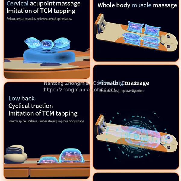 Variable Intensity, 11 Therapy Modes Massage Bed - Improve Sleeping, Relieve Fatigue photo-3