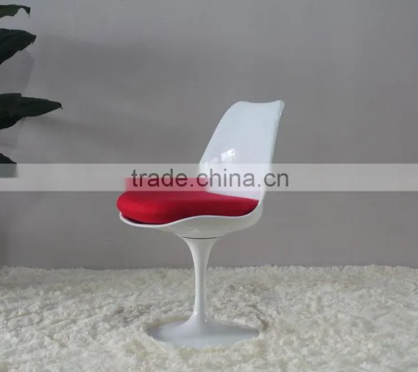 Saarinen Dining Room Furniture White Tulip Side Chair Swivel Chair photo-3
