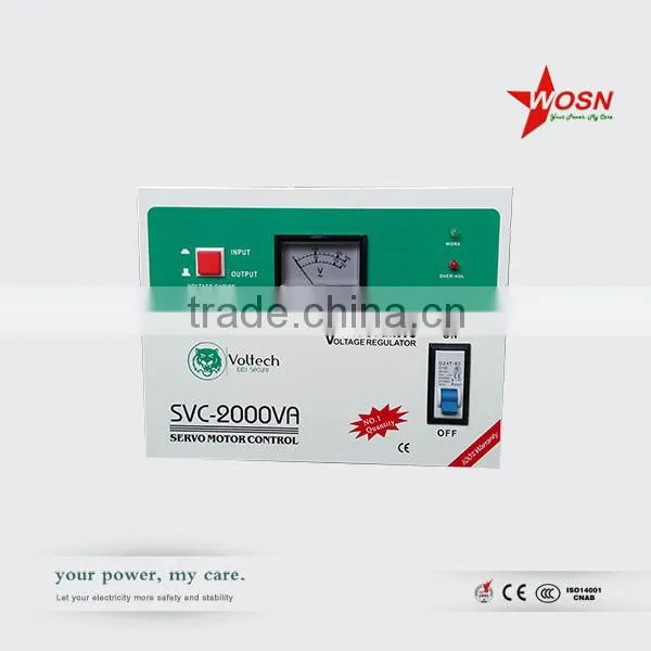 160-240V to 220V AC Single Phase Approve Portable 2000W Automatic Voltage Regulator