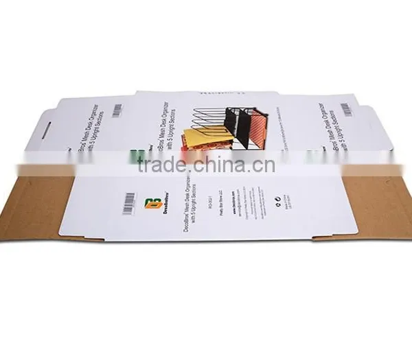 Chinese Supplier Color Printing Corrugated Carton Package Cardboard Paper Small White Boxes photo-2