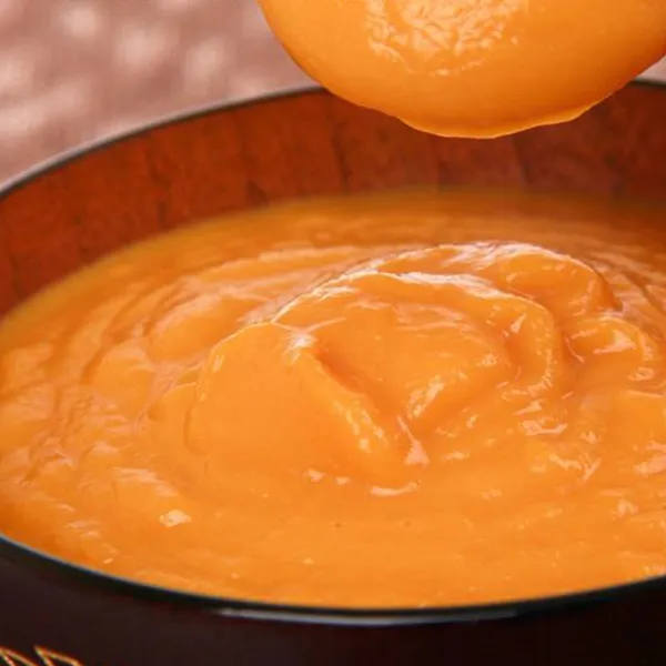 Organic Frozen Pumpkin Paste - Natural Sweetness, Preservative-Free, Smooth Texture, Ideal for Baby Food, Baking, Porridge & Commercial