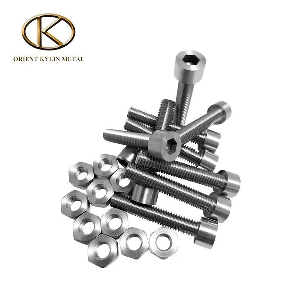 99.95% Pure Tantalum Tantalum Fastener (Nut Screw Bolt Washer) for Industry