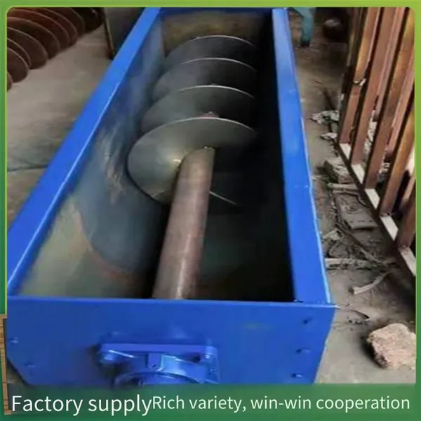304 Stainless Steel Screw Conveyor With Thickened Pipe Wall, Auger Conveyor for Calcium Powder and Granules, Round Pipe Feeder photo-5