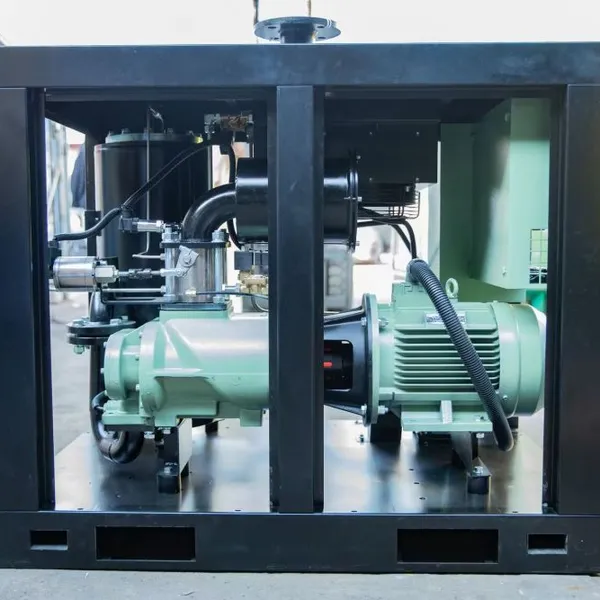 Energy-Saving Micro Oil Screw Vacuum Pump with Variable Speed Control for HVAC Systems