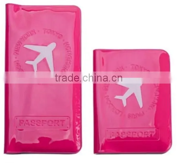 Colorful Smooth Surface Pvc Travel Passport Holder photo-5